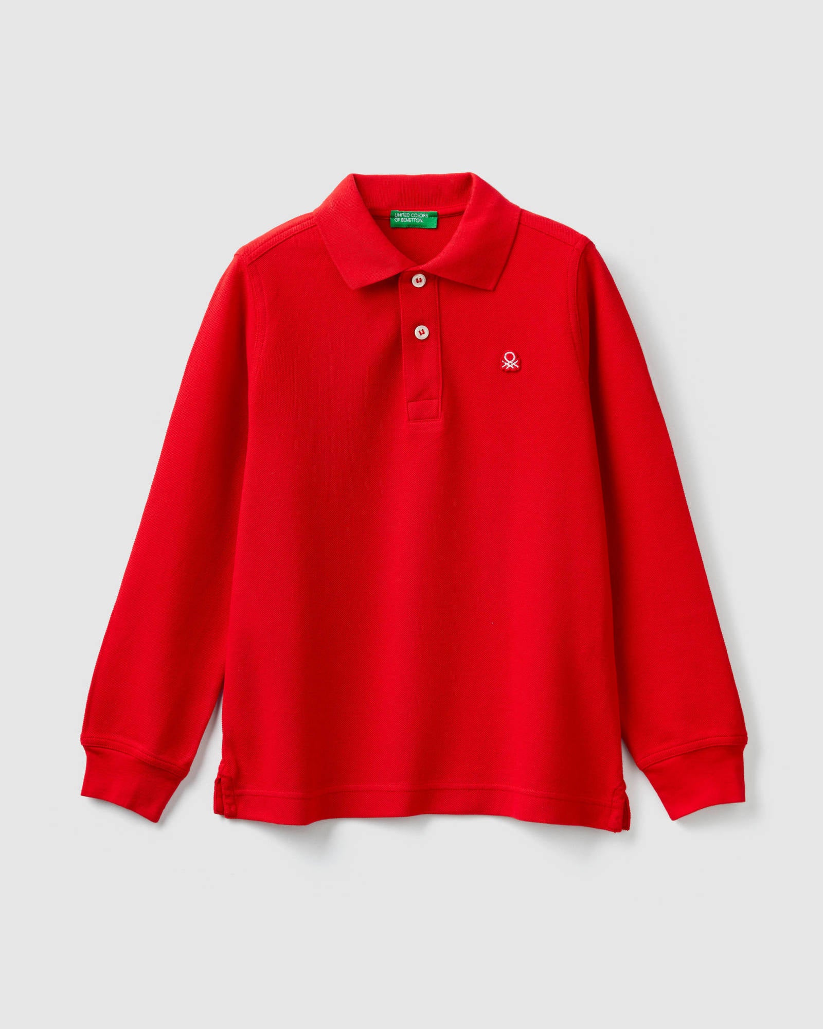 Red L/S Polo Shirt