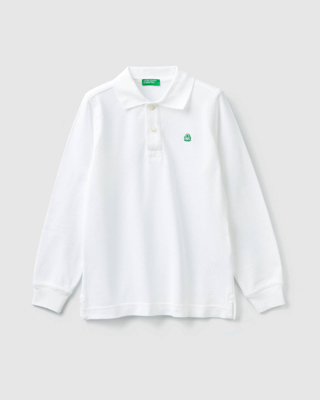 White L/S Polo Shirt