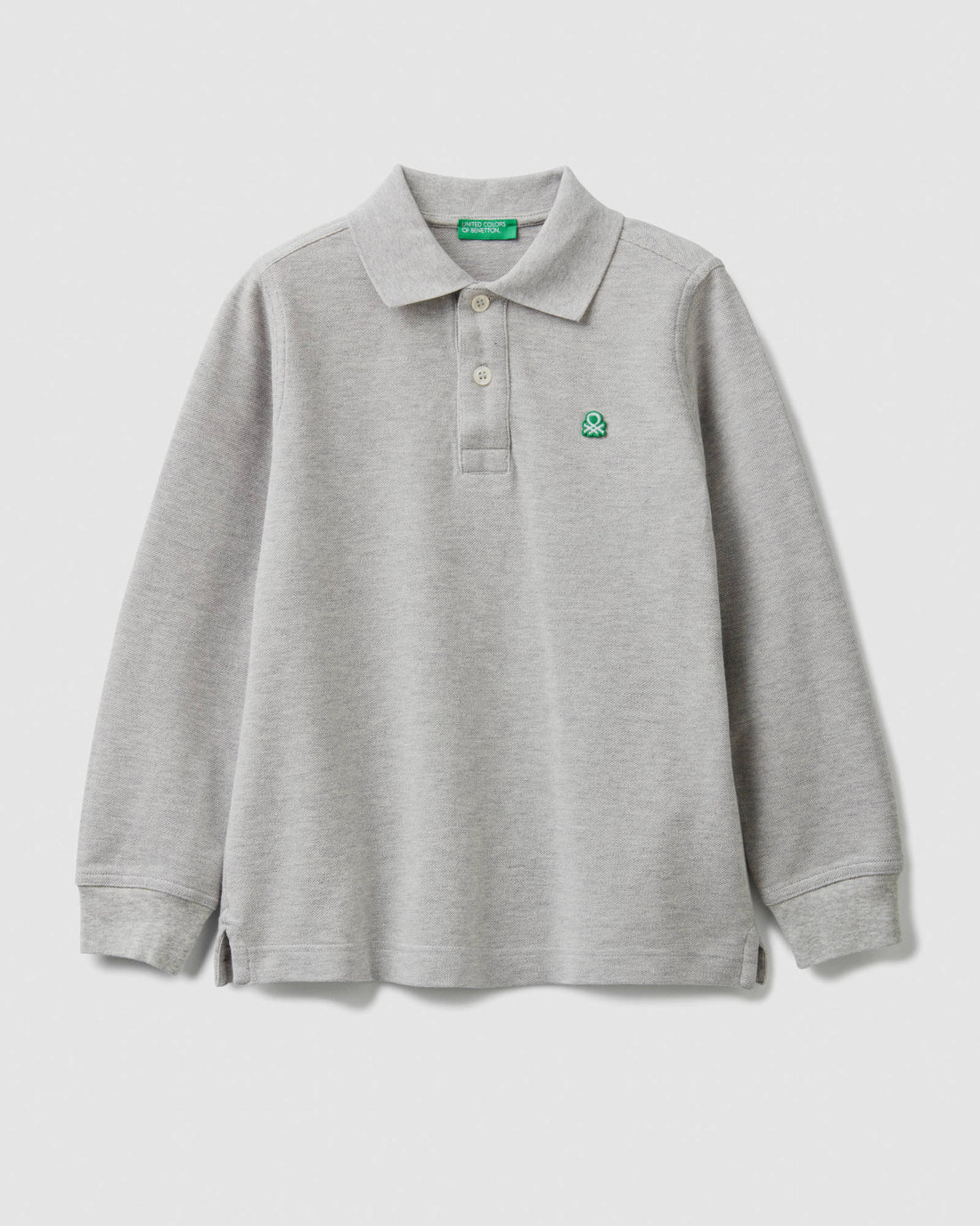 Light Grey L/S Polo Shirt