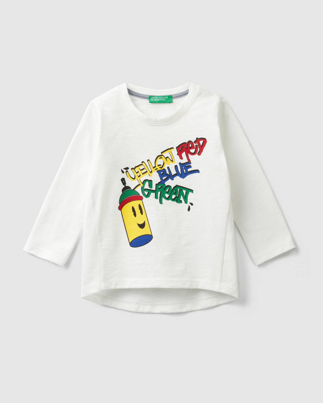 White T-Shirt L/S Benetton