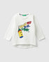 White T-Shirt L/S Benetton