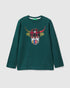 Green T-Shirt L/S Benetton