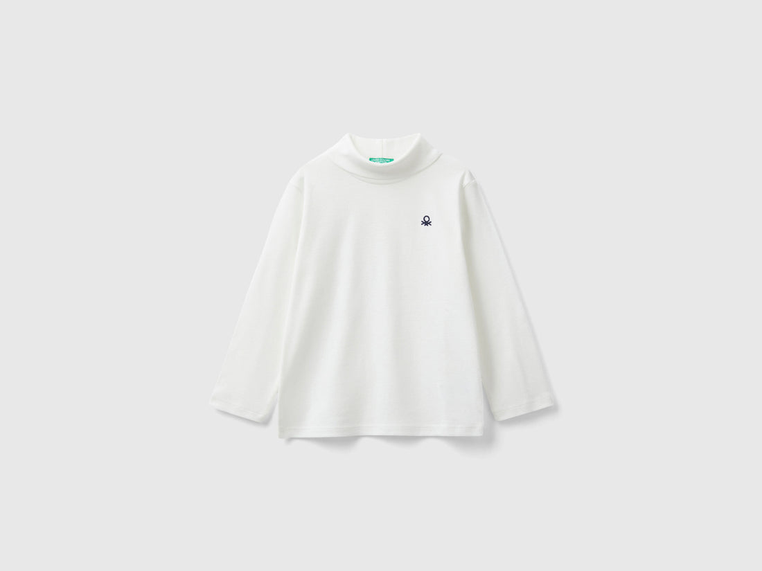 Turtleneck T-Shirt In Warm Organic Cotton_3FHAG105E_074_01