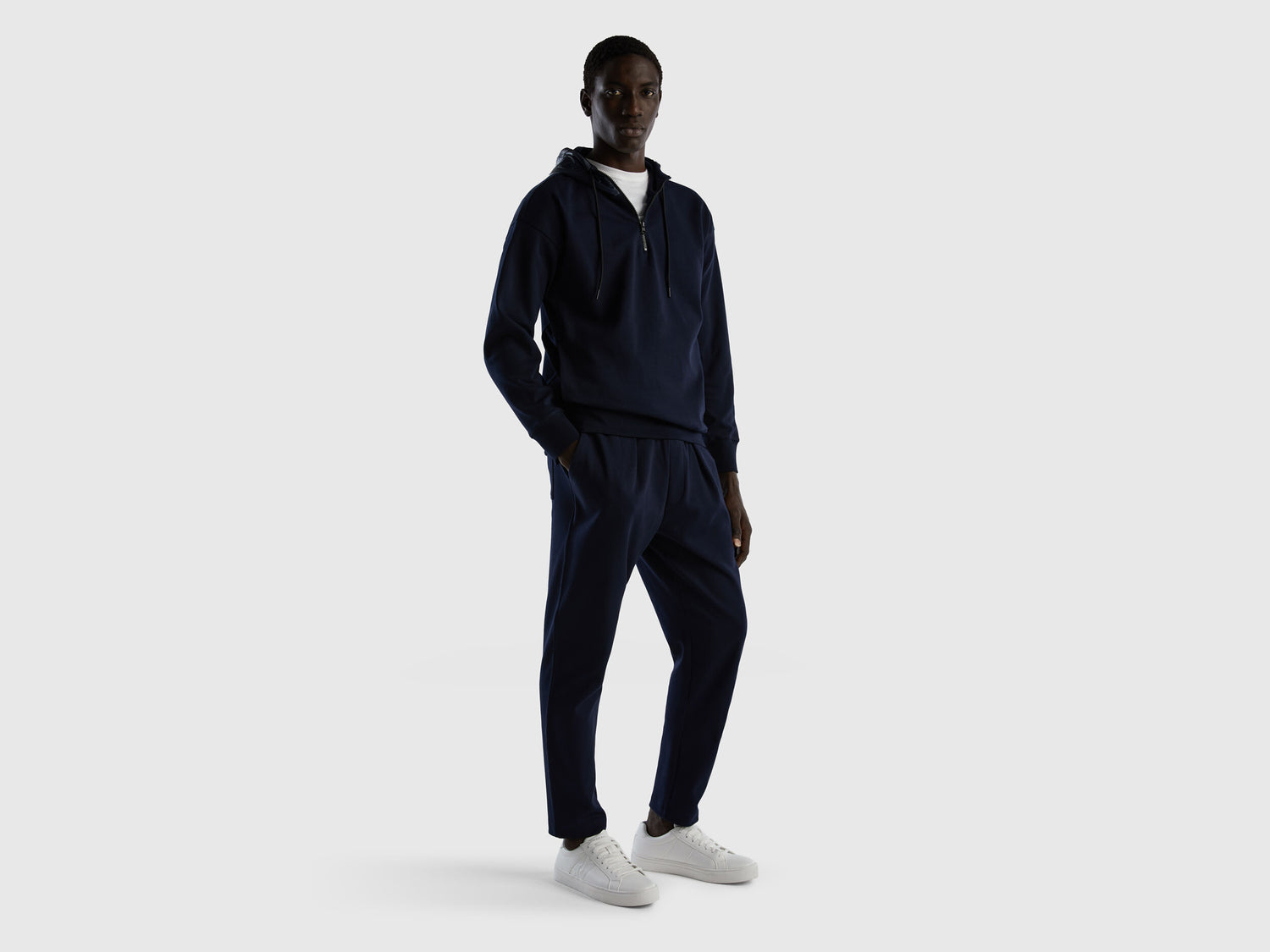 Joggers With Drawstring In Cotton Blend