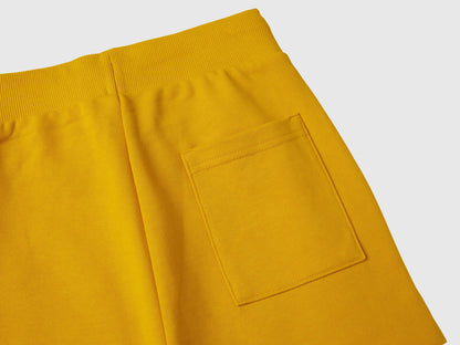 Yellow Ochre And Dark Blue Joggers_3FPPCF03N_252_03