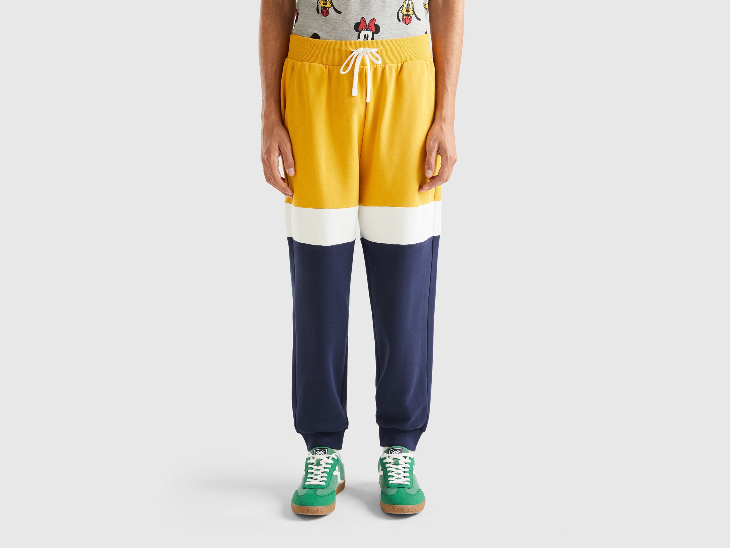 Yellow Ochre And Dark Blue Joggers_3FPPUF00X_0D6_05