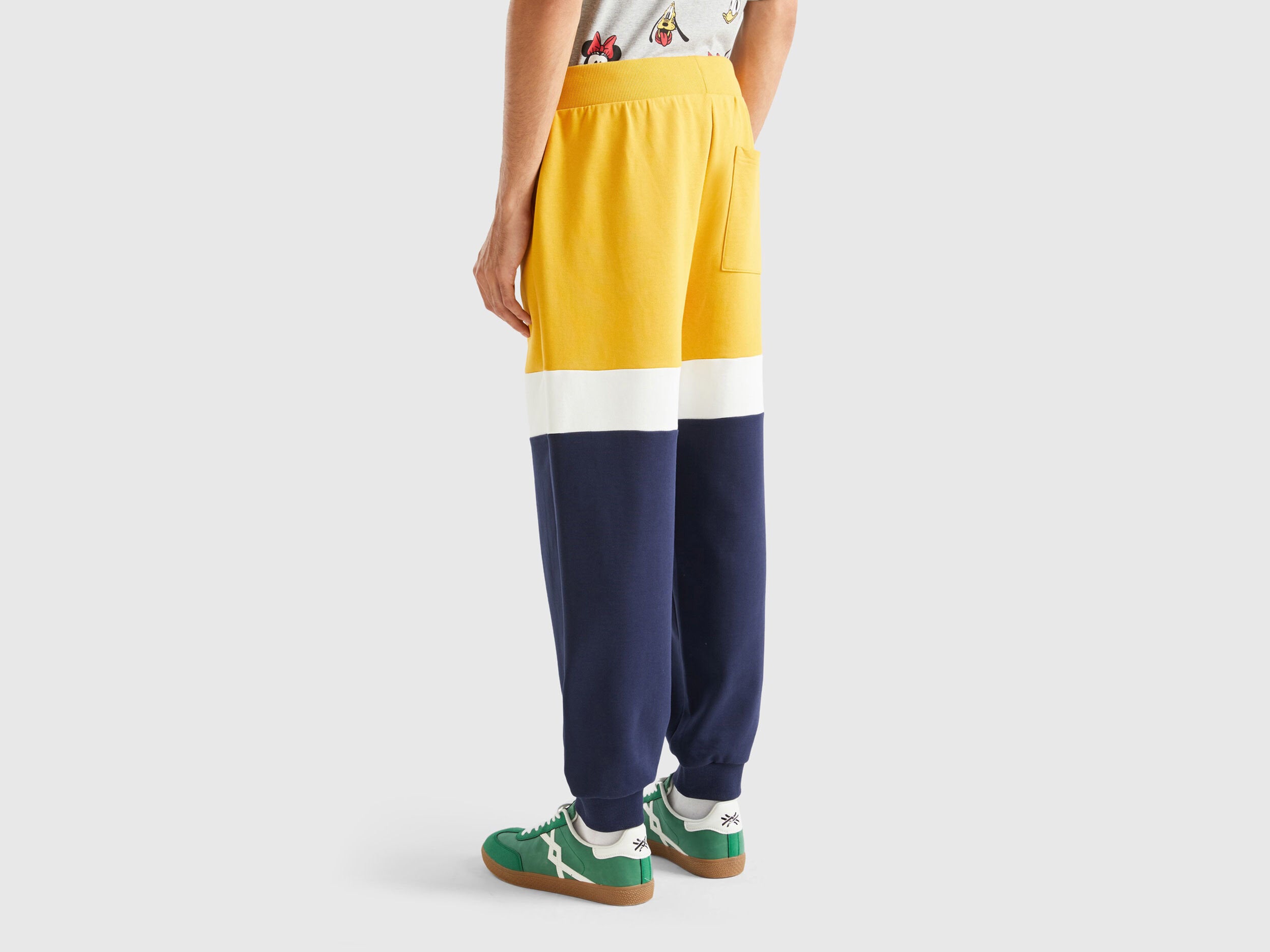 Yellow Ochre And Dark Blue Joggers_3FPPUF00X_0D6_06