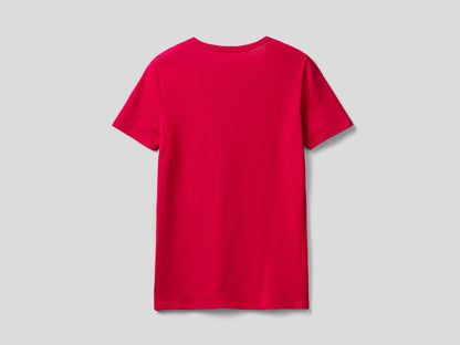 T-Shirt In 100% Cotton With Glitter Print Logo_3GA2E16A2_19D_05