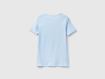 T-Shirt In 100% Cotton With Glitter Print Logo_3GA2E16A2_2K3_04