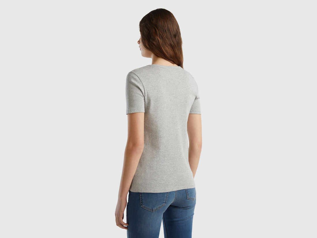 T-Shirt In 100% Cotton With Glitter Print Logo_3GA2E16A2_501_02
