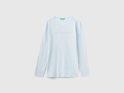 Long Sleeve Sky Blue T Shirt_3GA2E16G0_135_04