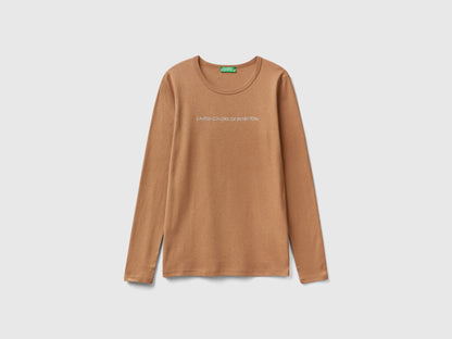 Long Sleeve Camel T Shirt_3GA2E16G0_34A_04