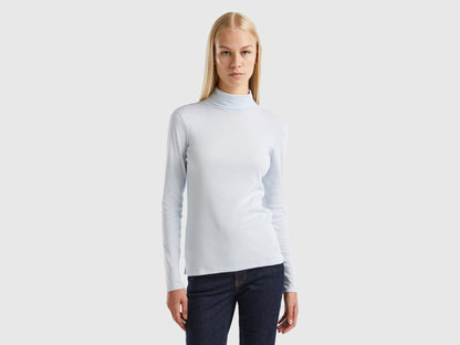 Long Sleeve T Shirt With High Neck_3GA2E2224_135_01