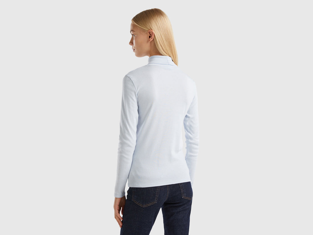 Long Sleeve T Shirt With High Neck_3GA2E2224_135_02