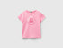 T-Shirt With Glittery Logo In Organic Cotton_3I1XC10H8_38E_01
