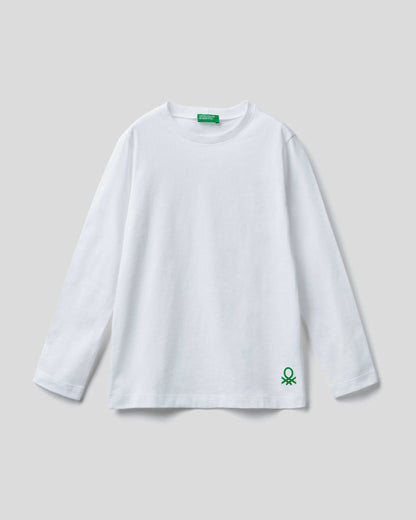 White T-Shirt L/S