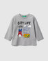 Light Grey T-Shirt L/S Benetton