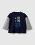 Dark Blue T-Shirt L/S Benetton