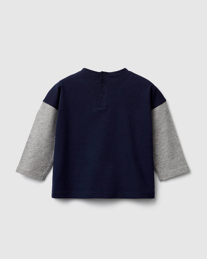 Dark Blue T-Shirt L/S Benetton