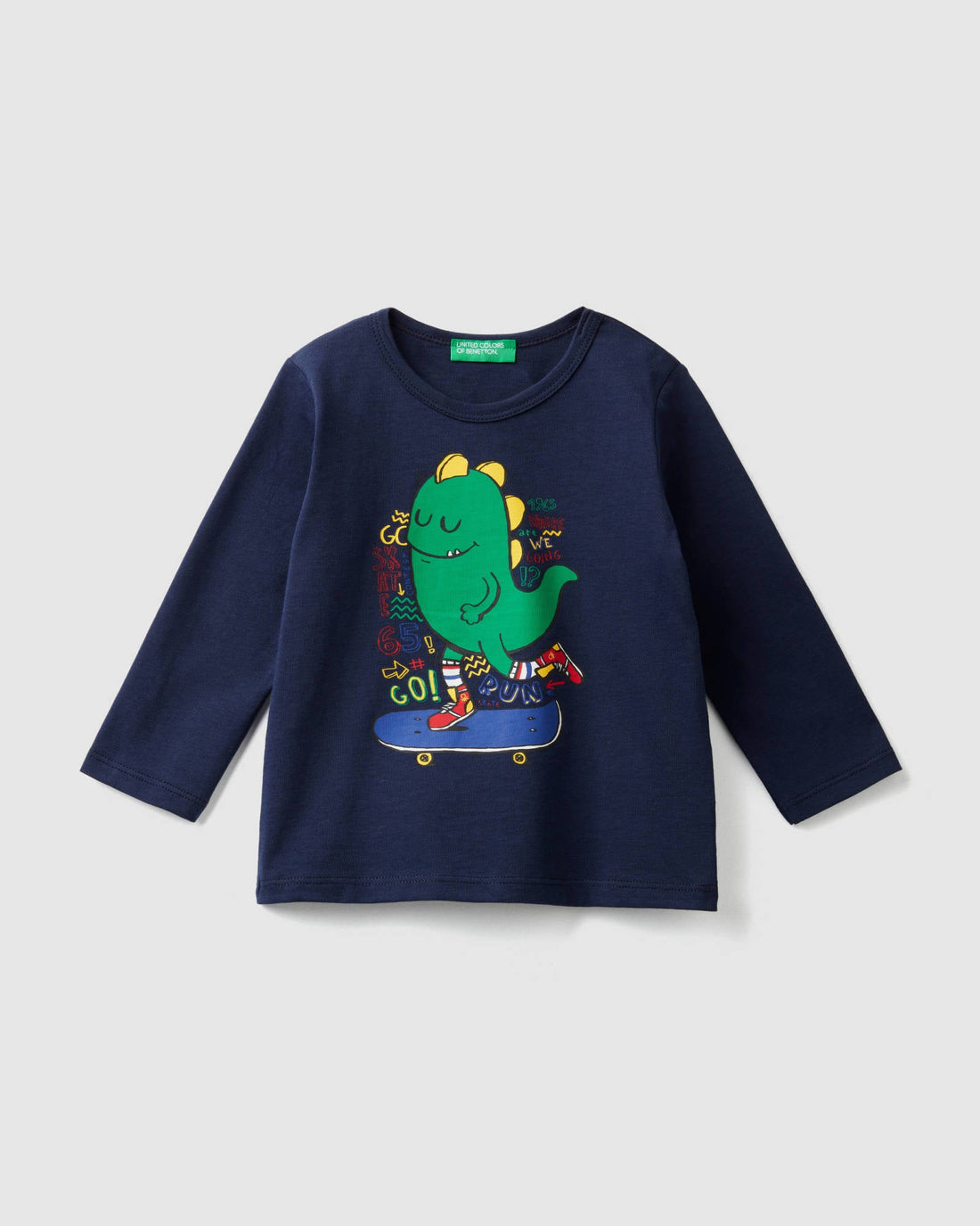 Dark Blue T-Shirt L/S Benetton
