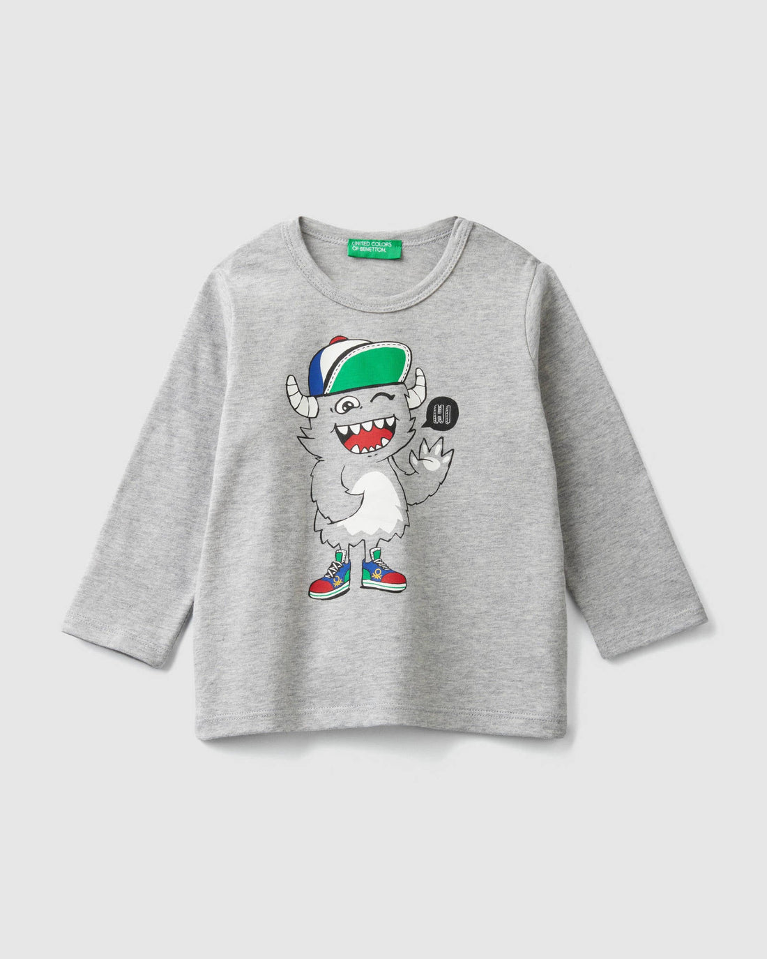 Light Grey T-Shirt L/S Benetton