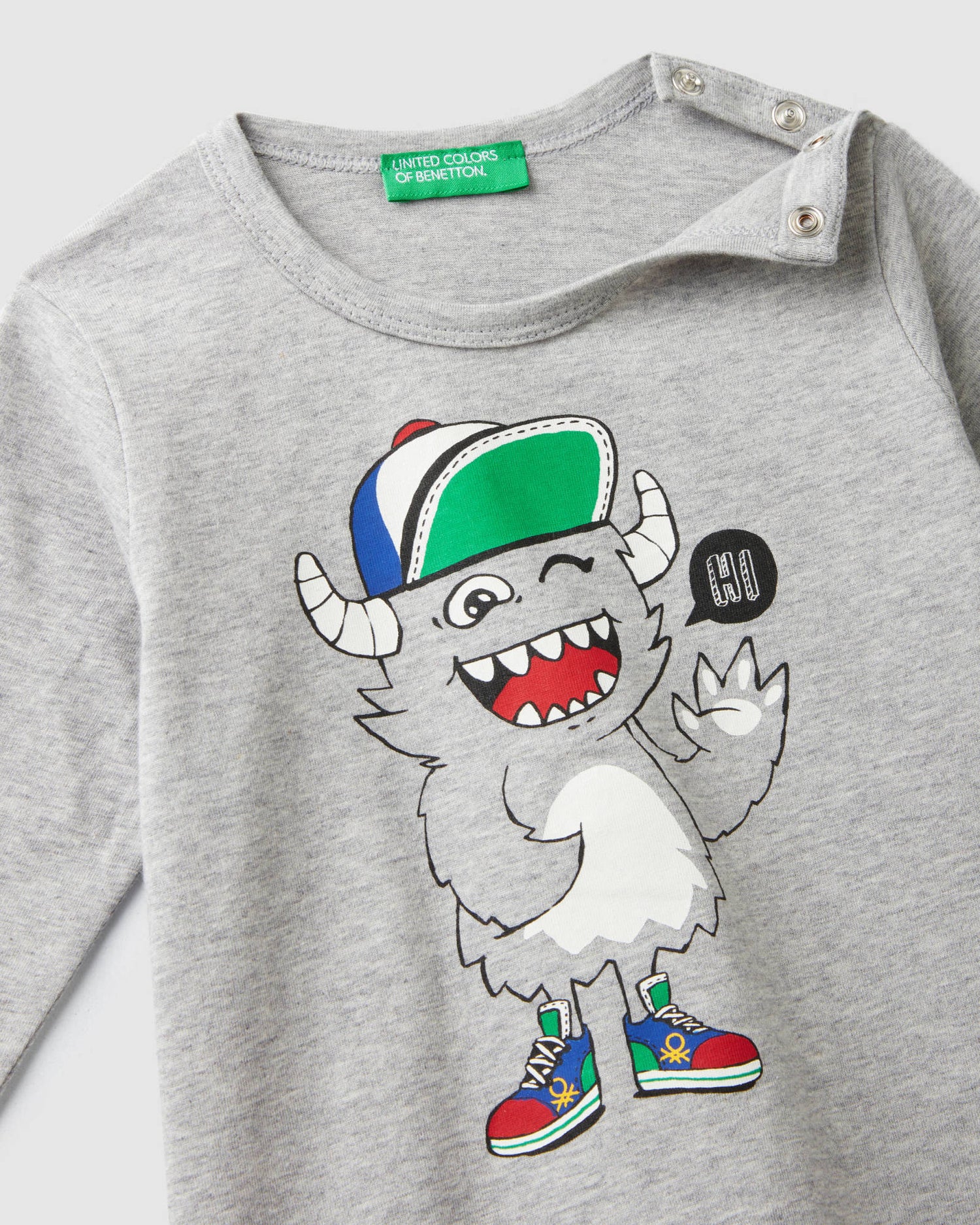 Light Grey T-Shirt L/S Benetton