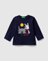 Dark Blue T-Shirt L/S Benetton