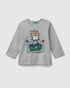 Light Grey T-Shirt L/S Benetton