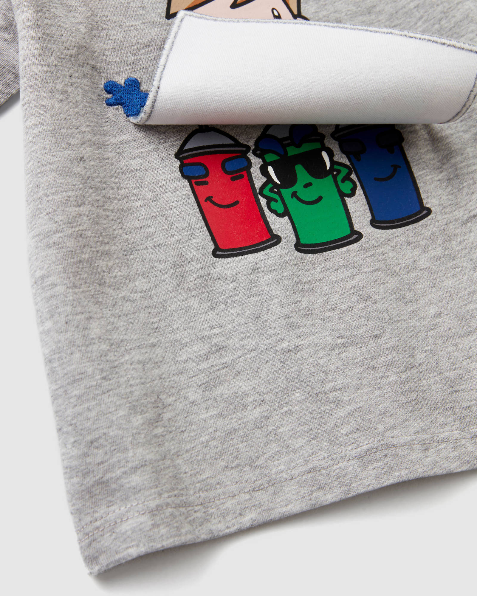 Light Grey T-Shirt L/S Benetton