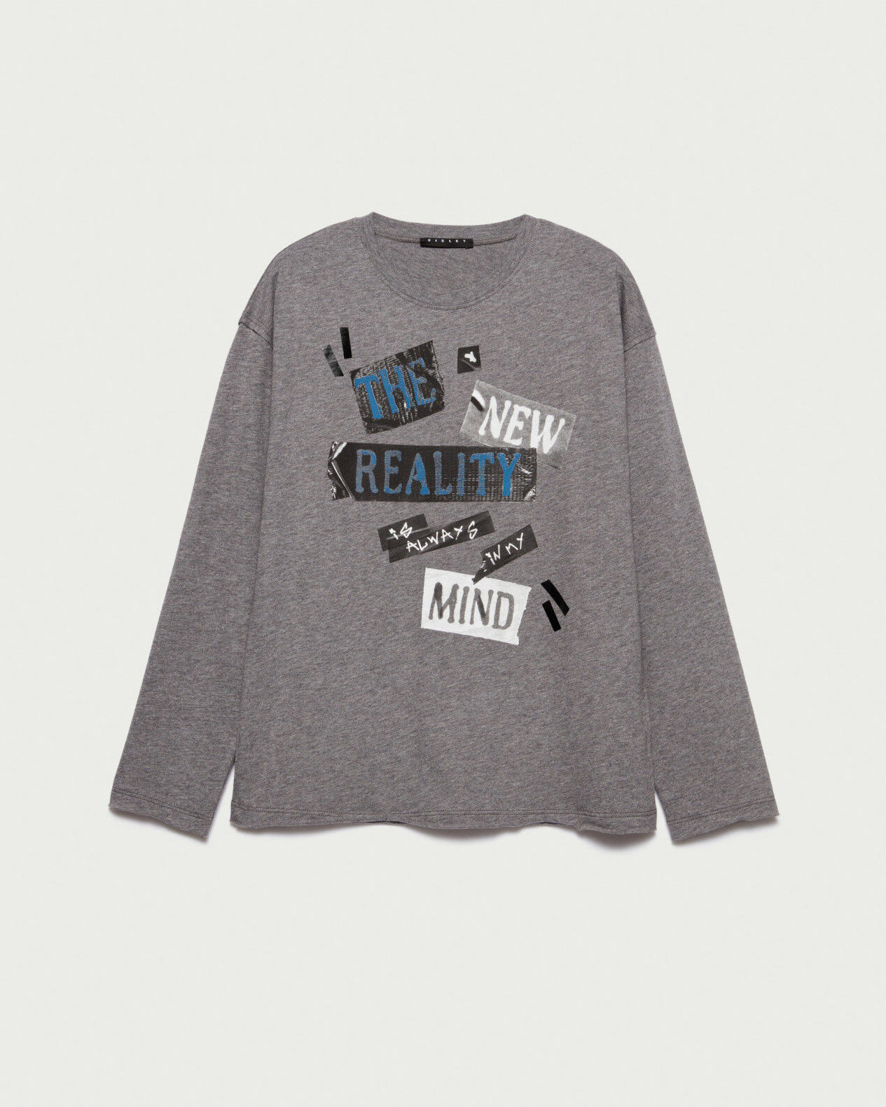 Dark Grey T-Shirt L/S Sisley