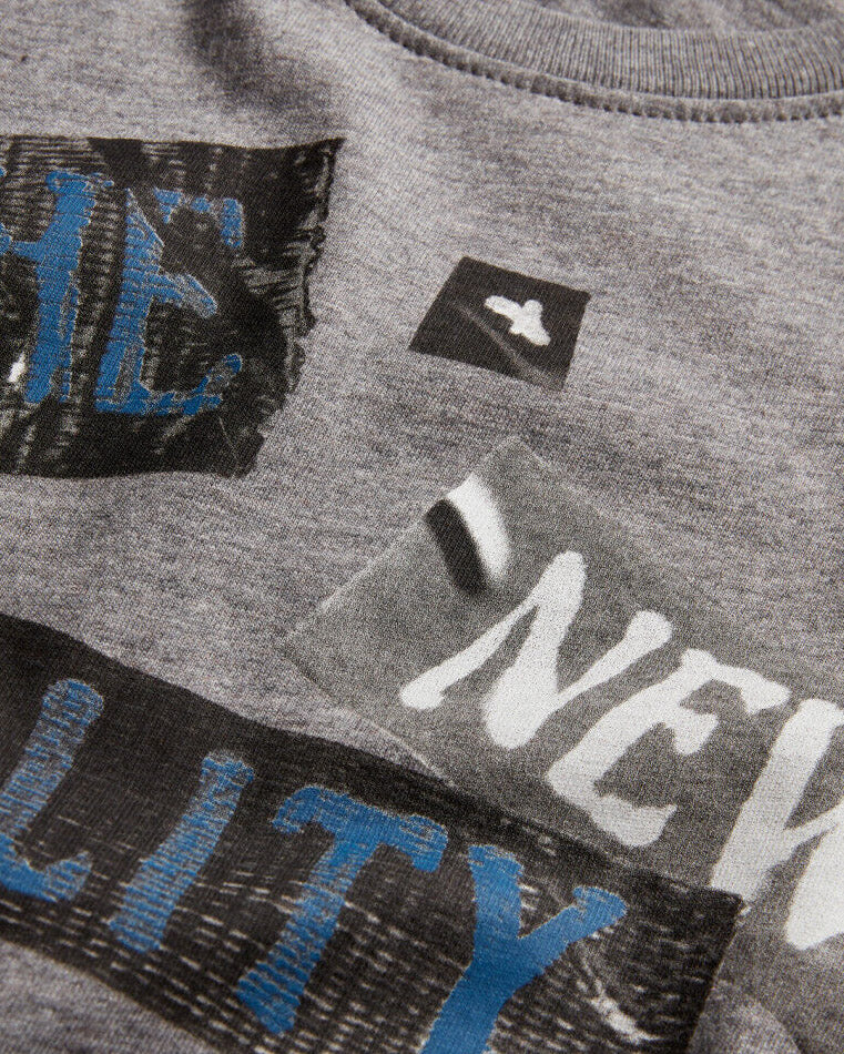 Dark Grey T-Shirt L/S Sisley