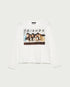 White T-Shirt L/S Sisley