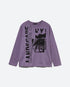 Mauve T-Shirt With Print Sisley