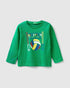 Green T-Shirt L/S Benetton