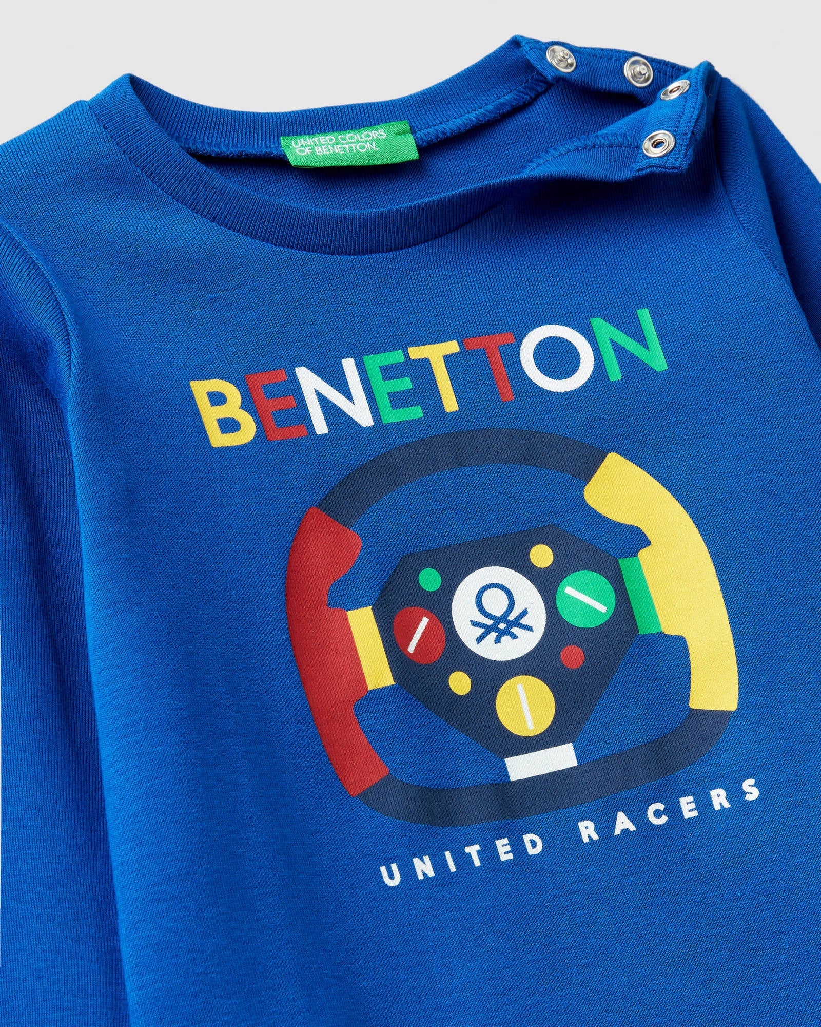 Middle Blue T-Shirt L/S Benetton