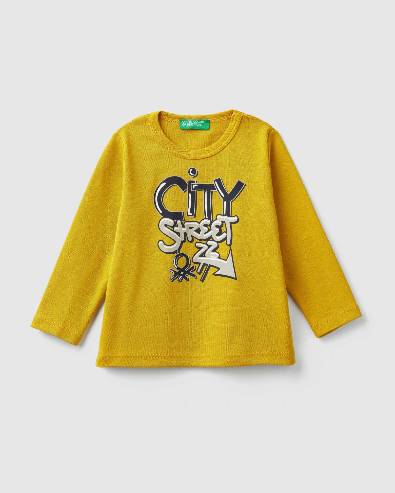 Yellow T-Shirt L/S Benetton