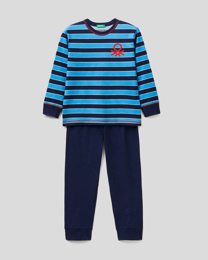 Middle Blue Pyjama (Sweater+Trouser)