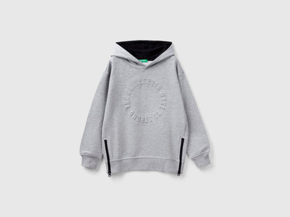 Sweatshirt With Zip And Slogan_3J68C2033_501_01