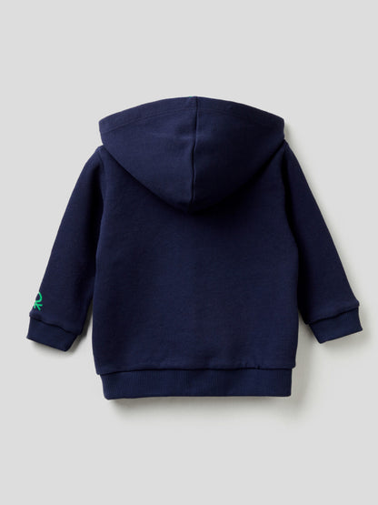Dark Blue Sweater W/Hood