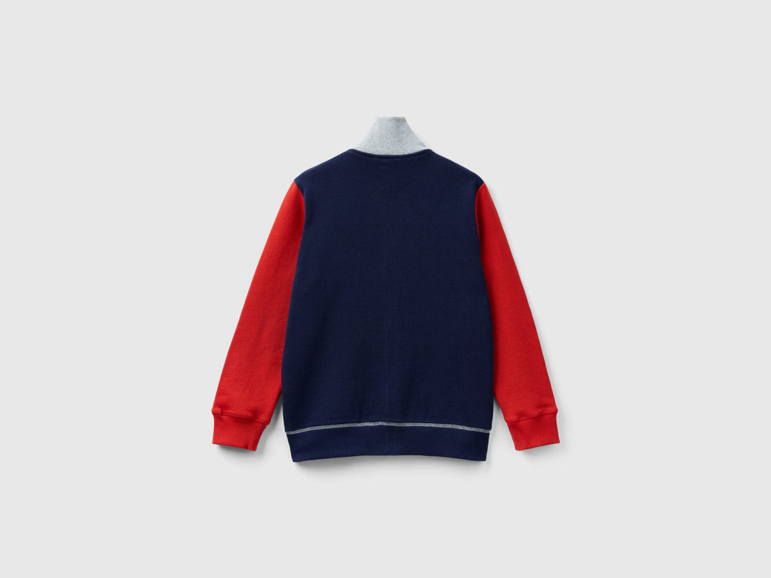 Pure Cotton Sweatshirt With Zipper_3J68C501B_901_02