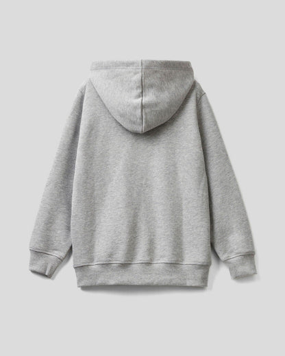 Black Zip-Up Sweatshirt Benetton