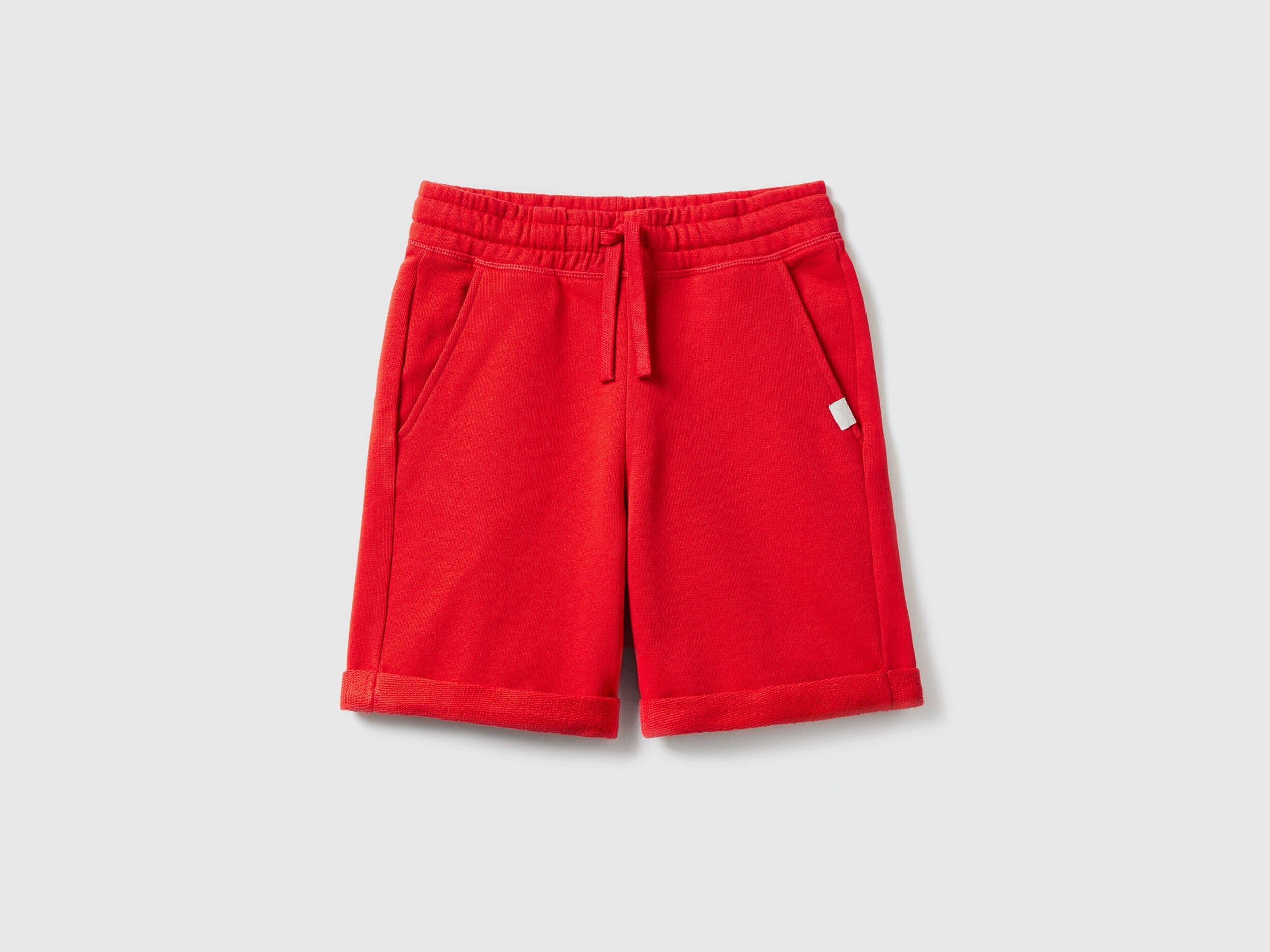 Bermuda Shorts in Pure Cotton Fleece Benetton