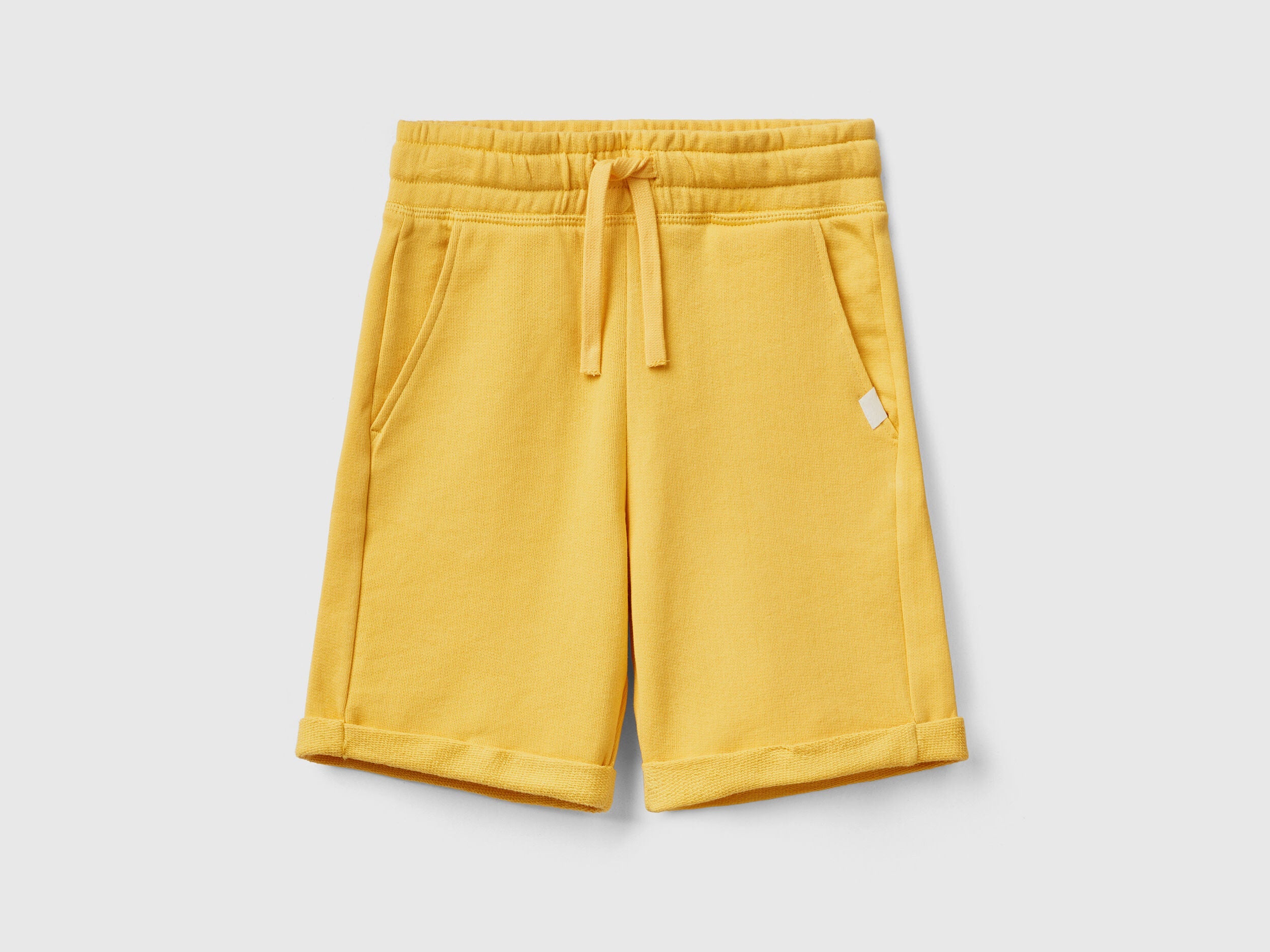 Bermuda Shorts in Pure Cotton Fleece Benetton