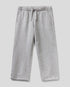 Light Grey Carrot Fit Sweatpants With Print Benetton