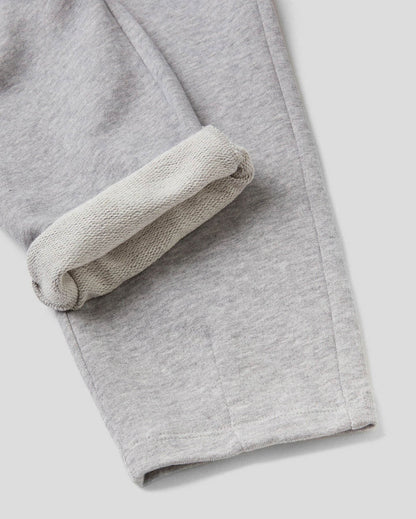 Light Grey Carrot Fit Sweatpants With Print Benetton
