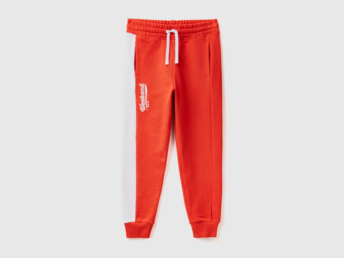 Joggers With Clashing Band