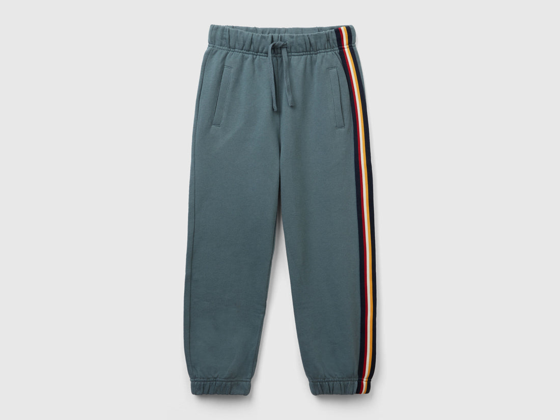 Sweat Joggers With Ribbed Band