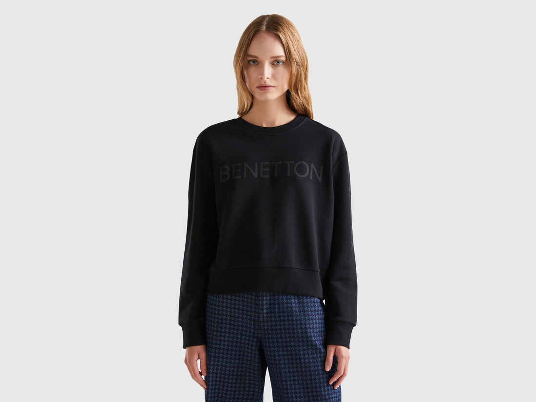 Pullover Sweatshirt With Logo Print_3J68D104C_100_01