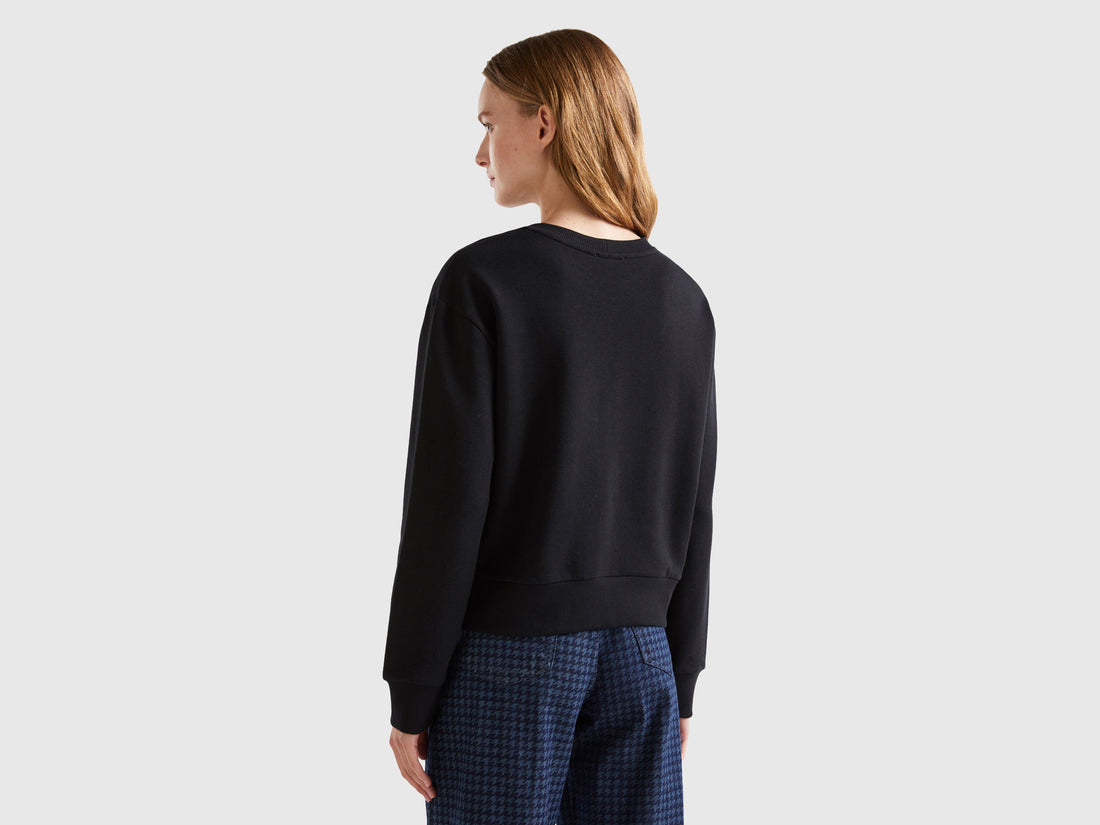 Pullover Sweatshirt With Logo Print_3J68D104C_100_02