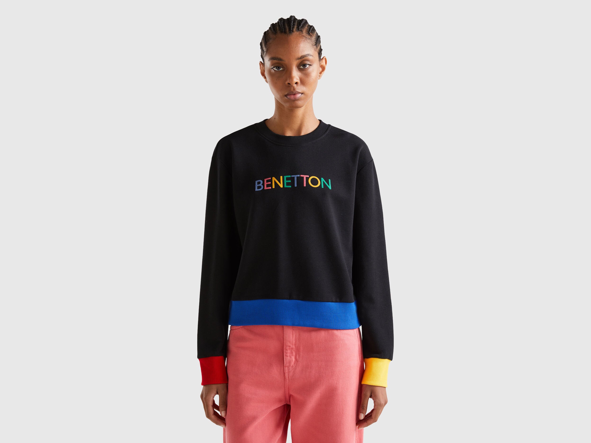 Pullover Sweatshirt With Logo Print_3J68D104C_905_01